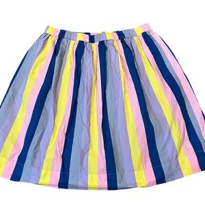 Hanna Andersson Colorful Striped A-Line Skirt